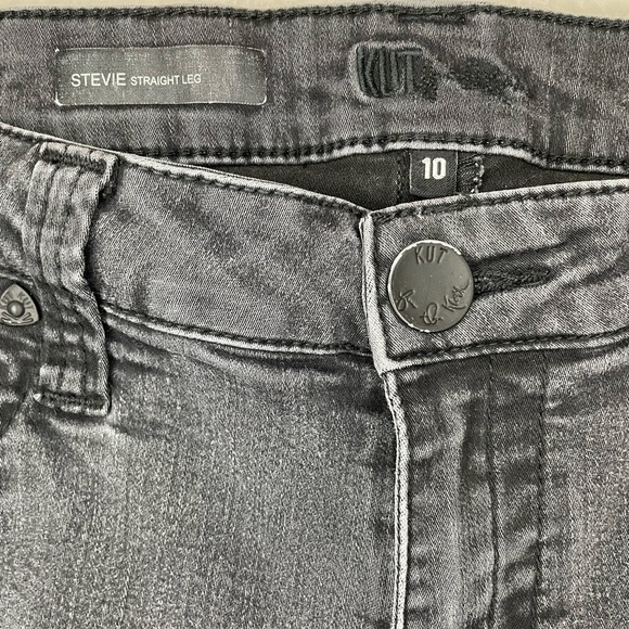 KUT from the Kloth Stevie Straight Leg Dark Wash Jeans - Picture 3 of 3